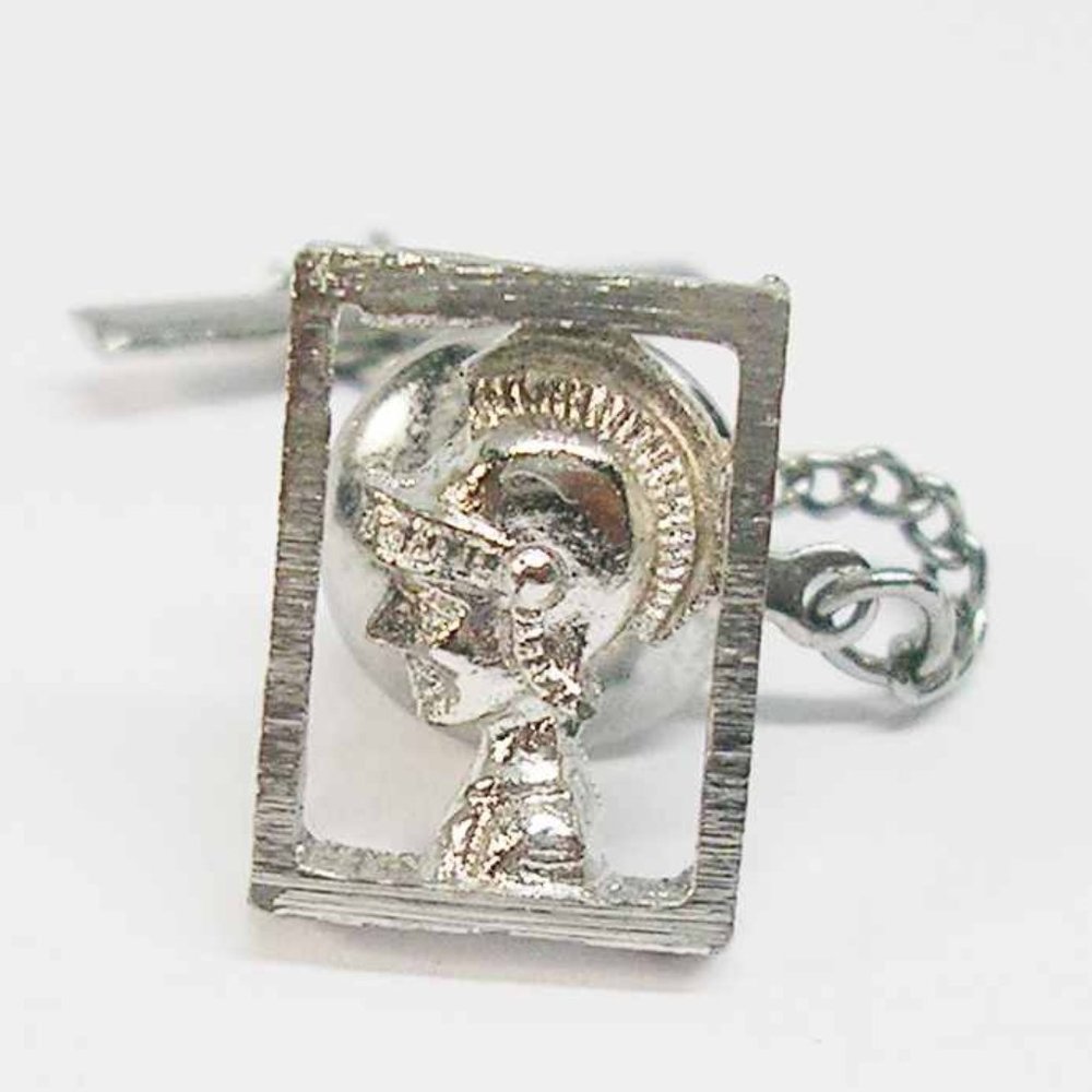 Vintage Tie Tack Roman Knight vintage Men's Wedding Accessory Groom Gift